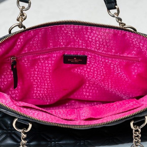 Kate Spade Black Quilted Purse - Picture 6 of 6